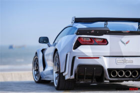 DarwinPRO 2013-2019 Corvette C7 Z51 Grandsport Z06  BKSS Style Rear Diffuser - image 9