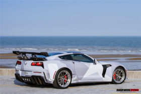 DarwinPRO 2013-2019 Corvette C7 Z51 Grandsport Z06  BKSS Style Rear Diffuser - image 10