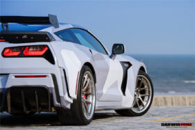 DarwinPRO 2013-2017 Chevrolet Corvette C7 Z51 BKSS Style Fiber Reinforce Ploymer Wide Rear Fender - image 9
