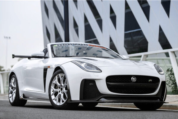 DarwinPRO 2013-2017 Jaguar F-Type Coupe & Convertible IMP Performance Partial Carbon Fiber Front Bumper with Lip