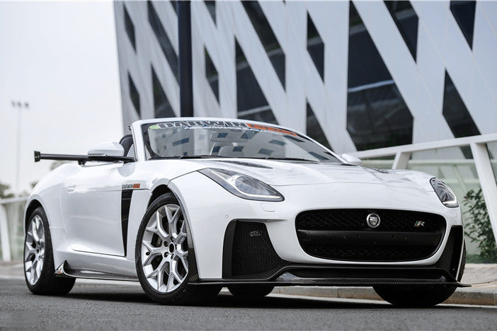 DarwinPRO 2013-2017 Jaguar F-Type Coupe & Convertible IMP Performance Partial Carbon Fiber Front Bumper with Lip