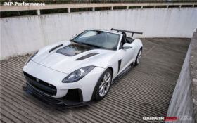 DarwinPRO 2013-2017 Jaguar F-Type Coupe & Convertible IMP Performance Partial Carbon Fiber Front Bumper with Lip - image 5
