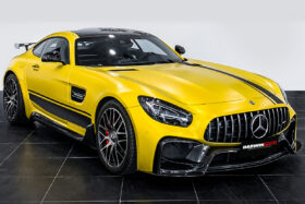 DarwinPRO 2017-2021 Mercedes Benz AMG GT GTS GTC Partial Carbon Fiber Front Bumper DarwinPRO IMP Design - image 2