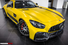 DarwinPRO 2017-2021 Mercedes Benz AMG GT GTS GTC Partial Carbon Fiber Front Bumper DarwinPRO IMP Design - image 4