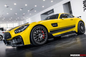 DarwinPRO 2017-2021 Mercedes Benz AMG GT GTS GTC Partial Carbon Fiber Front Bumper DarwinPRO IMP Design - image 5