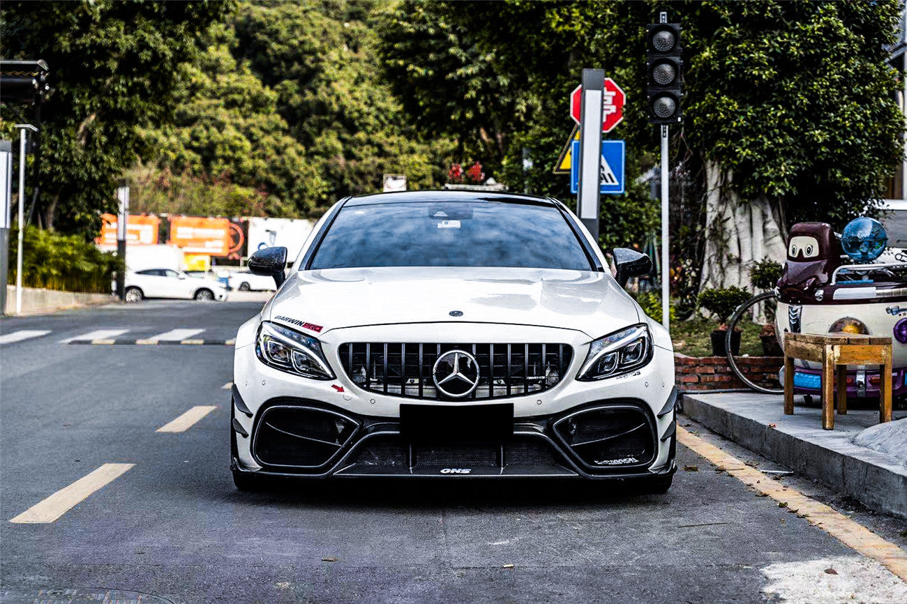 DarwinPRO 2015-2023 Mercedes Benz W205 C63 S AMG Coupe IMP Performance Partial Carbon Fiber Full Body Kit
