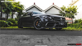 DarwinPRO 2015-2021 Mercedes Benz C63 C-Class Coupe IMP Performance Carbon Fiber Side Skirts - image 9