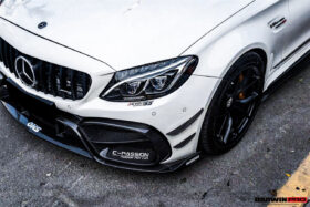 DarwinPRO 2015-2023 Mercedes Benz W205 C63 S AMG Coupe IMP Performance Partial Carbon Fiber Full Body Kit - image 2