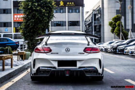 DarwinPRO 2015-2023 Mercedes Benz W205 C63 S AMG Coupe IMP Performance Partial Carbon Fiber Full Body Kit - image 4