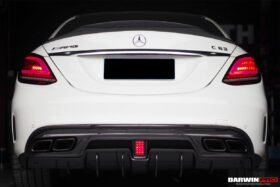 DarwinPRO 2015-2021 Mercedes Benz W205 C63 S AMG Sedan IMP Performance Carbon Fiber Rear Diffuser - image 2