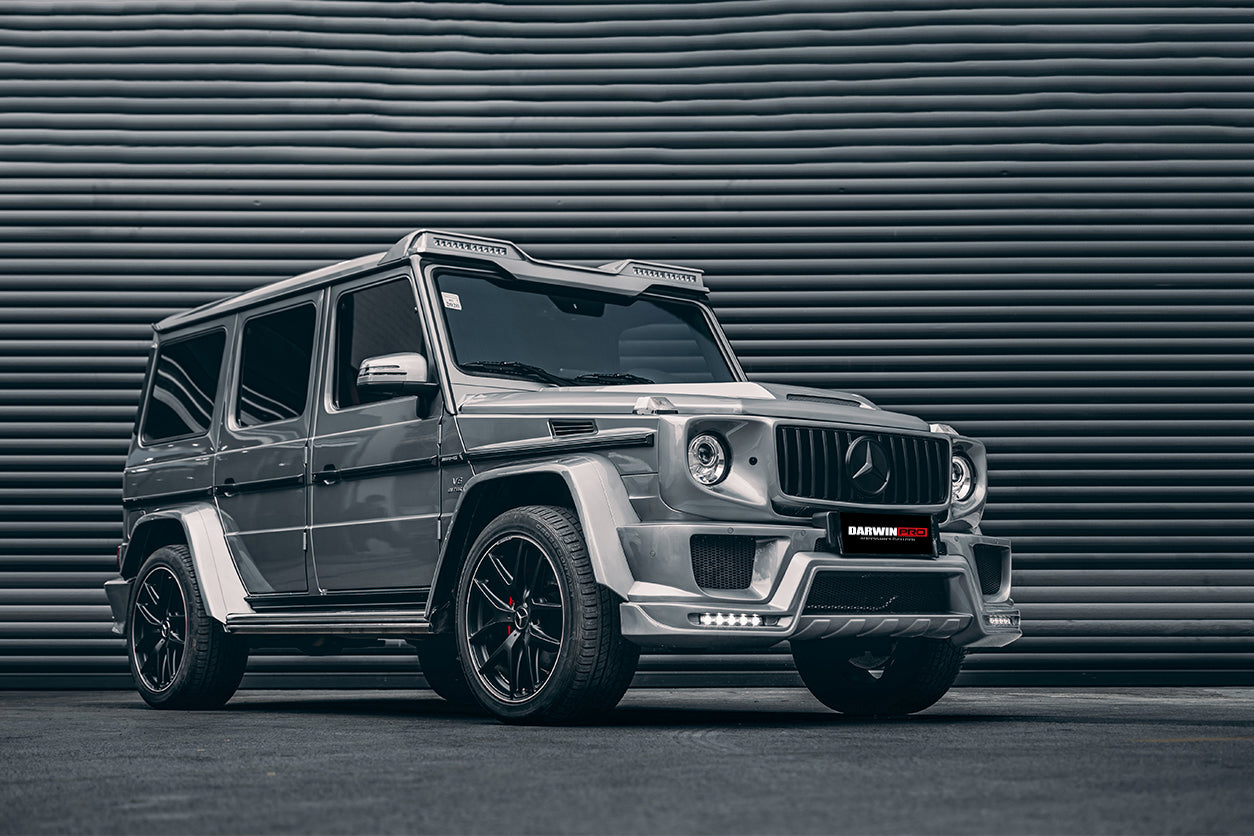 DarwinPRO 2008-2018 Mercedes Benz W463 G Wagon IMP Style Carbon Fiber Front Roof Spoiler | Fits G500, G550, G63 AMG, G65 AMG