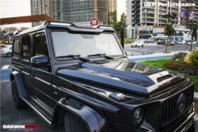 DarwinPRO 2008-2018 Mercedes Benz W463 G Wagon IMP Style Carbon Fiber Front Roof Spoiler | Fits G500, G550, G63 AMG, G65 AMG - image 10