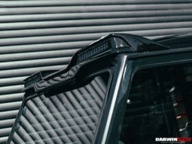 DarwinPRO 2008-2018 Mercedes Benz W463 G Wagon IMP Style Carbon Fiber Front Roof Spoiler | Fits G500, G550, G63 AMG, G65 AMG - image 6