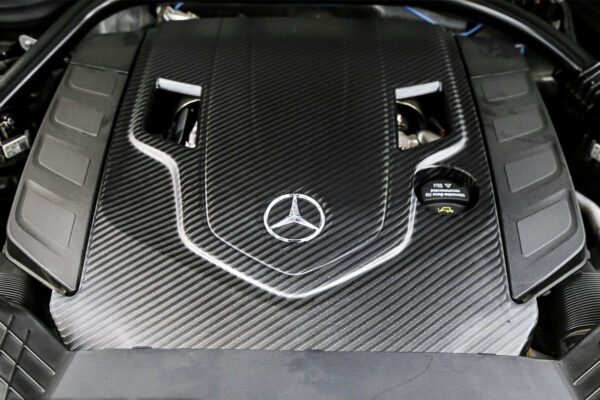 DarwinPRO 2019-2023 Mercedes Benz W464 G Wagon Dry Carbon Fiber Engine Cover Replacement Fits G500, G550