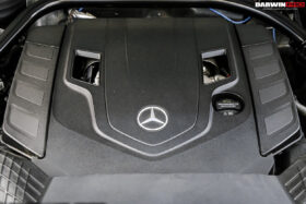 DarwinPRO 2019-2023 Mercedes Benz W464 G Wagon Dry Carbon Fiber Engine Cover Replacement Fits G500, G550 - image 4