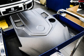 DarwinPRO 2019-2023 Mercedes Benz W464 G Wagon Dry Carbon Fiber Engine Cover Replacement Fits G500, G550 - image 7