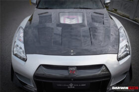 DarwinPro Aerodynamics DarwinPRO GTR R35 CBA DBA IMP Performance Carbon Fiber Hood - Image 9