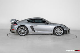 DarwinPRO 2016-2025 Porsche 718 Cayman Boxster GT4RS Style Autoclave Carbon Fiber Rear Diffuser Lip With Winglets And Exhaust Tips - image 6