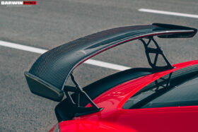 DarwinPro Aerodynamics DarwinPRO 718 981 Cayman Boxster BKSS Style Carbon Fiber Trunk Spoiler - Image 6