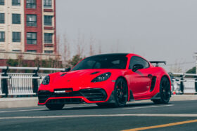 DarwinPro Aerodynamics DarwinPRO 718 Cayman And Boxster Stuttmate Part Carbon Fiber Full Body Kit - Image 4