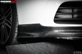 DarwinPRO 2016-2025 Porsche 718 Cayman And Boxster BKSS Style Carbon Fiber Front Lip - image 4