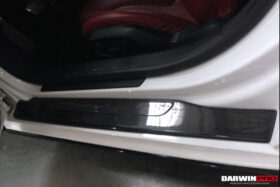 DarwinPRO 2006-2015 Audi R8 Coupe & Spyder P Style Carbon Fiber Door Sills Steps Cover - image 2