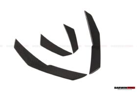 DarwinPro Aerodynamics DarwinPRO R8 GEN2 Coupe & Spyder Performance Parts Style Dry Carbon Fiber Front Canards - Image 5