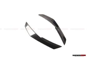 DarwinPro Aerodynamics DarwinPRO R8 GEN2 Coupe & Spyder Performance Parts Style Dry Carbon Fiber Front Canards - Image 7
