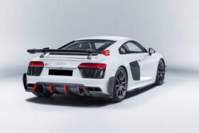 DarwinPRO 2016-2025 Audi R8 GEN2 Coupe Performance Parts Style Dry Carbon Fiber Trunk Wing with Base and Aluminum Legs - image 4