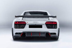 DarwinPRO 2016-2025 Audi R8 GEN2 Coupe Performance Parts Style Dry Carbon Fiber Trunk Wing with Base and Aluminum Legs - image 5