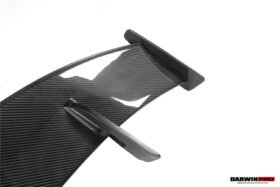 DarwinPRO 2016-2025 Audi R8 GEN2 Coupe Performance Parts Style Dry Carbon Fiber Trunk Wing with Base and Aluminum Legs - image 9