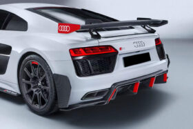 DarwinPRO 2016-2025 Audi R8 GEN2 Coupe Performance Parts Style Dry Carbon Fiber Trunk Wing with Base and Aluminum Legs - image 6