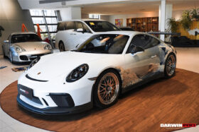 DarwinPRO 2017-2019 Porsche 911 991.2 GT3 Only BKSS Style Carbon Fiber Front lip - image 3