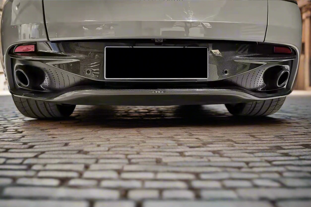 DarwinPRO 2016-2023 Aston Martin DB11 Dry Carbon Fiber Rear Diffuser Lip