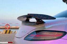 DarwinPRO 2010-2015 Mercedes Benz W197 SLS AMG BKSS Style Carbon Fiber Trunk Spoiler - image 3