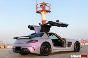 DarwinPRO 2010-2015 Mercedes Benz W197 SLS AMG BKSS Style Carbon Fiber Trunk Spoiler - image 5