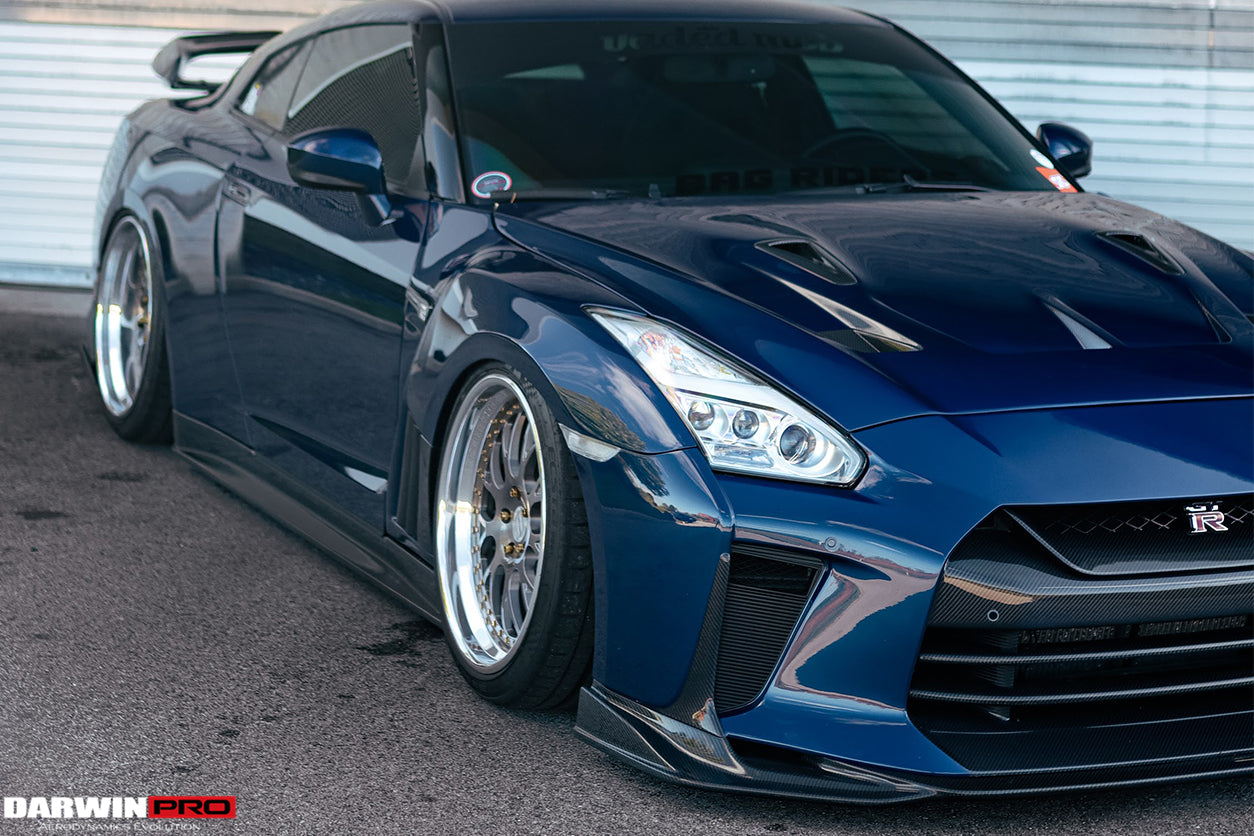 DarwinPro Aerodynamics DarwinPRO GTR R35 BKSSII Style Carbon Fiber Hood Fit CBA, DBA, EBA - Image 2