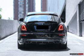 DarwinPRO 2016-2021 Rolls-Royce Wraith & Dawn BKSS Style Partial Carbon Fiber Rear Bumper - image 6