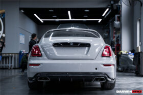 DarwinPRO 2016-2021 Rolls-Royce Wraith & Dawn BKSS Style Partial Carbon Fiber Rear Bumper - image 7