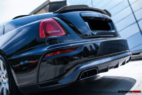 DarwinPRO 2016-2021 Rolls-Royce Wraith & Dawn BKSS Style Partial Carbon Fiber Rear Bumper - image 5