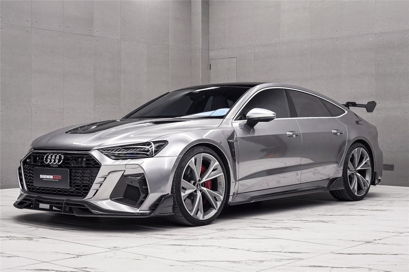 DarwinPRO 2019-UP Audi RS7 Quattro & RS6 Avant C8 IMP Design Ver.2 Front Bumper