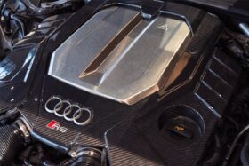 DarwinPRO 2019-UP Audi RS6 Avant C8 | RS7 C8 Quattro Dry Carbon Fiber Engine Cover Replacement DarwinPRO (OEM) - image 1