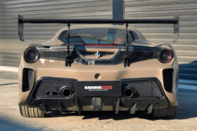 DarwinPRO 2015-2020 Ferrari 488 GTB Challenge Evo Modena Style Rear Bumper With Deck Lid Wing & Diffuser - image 10