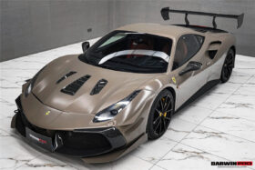 DarwinPRO 2015-2020 Ferrari 488 GTB | Spider Partial Carbon Fiber Front Bumper - DarwinPRO Challenge Evo Modena Design - image 4