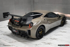 DarwinPro Aerodynamics DarwinPRO 488 GTB Partial Rear Bumper With Deck Lid Wing and Diffuser and Wing - DarwinPRO Challenge
