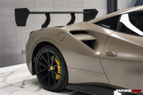 DarwinPro Aerodynamics DarwinPRO 488 GTB Partial Rear Bumper With Deck Lid Wing and Diffuser and Wing - DarwinPRO Challenge