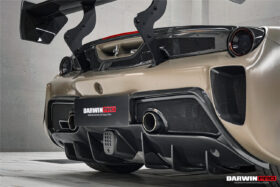 DarwinPRO 2015-2020 Ferrari 488 GTB Challenge Evo Modena Style Rear Bumper With Deck Lid Wing & Diffuser - image 5