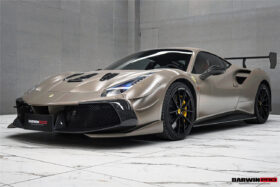 DarwinPRO 2015-2020 Ferrari 488 GTB | Spider Partial Carbon Fiber Front Bumper - DarwinPRO Challenge Evo Modena Design - image 3