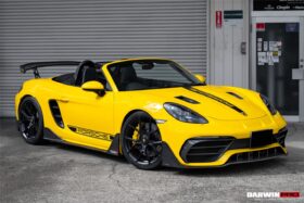 DarwinPro Aerodynamics DarwinPRO 718 981 Cayman Boxster BKSS Style Carbon Fiber Trunk Spoiler - Image 7