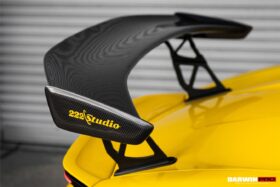 DarwinPro Aerodynamics DarwinPRO 718 981 Cayman Boxster BKSS Style Carbon Fiber Trunk Spoiler - Image 8